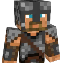majordome Minecraft avatar bust