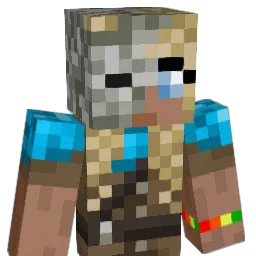 majwap Minecraft avatar bust