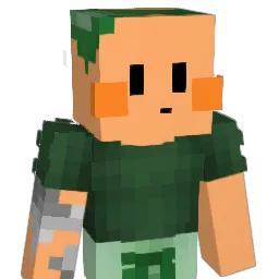 mandariinn Minecraft avatar bust