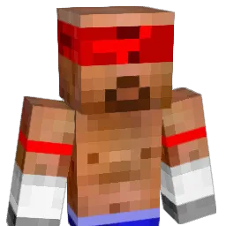 mankotinko Minecraft avatar bust