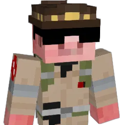 masoid Minecraft avatar bust