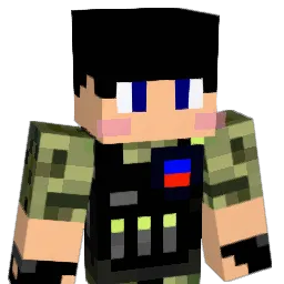 master04131 Minecraft avatar bust