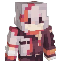 meling Minecraft avatar bust