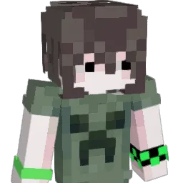 melorcholy Minecraft avatar bust