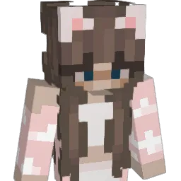 meowellex Minecraft avatar bust