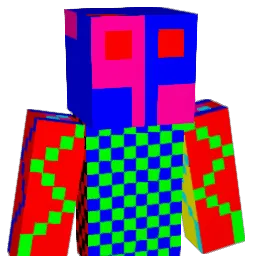 mermaid_man05 Minecraft avatar bust