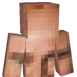 mflled Minecraft avatar bust