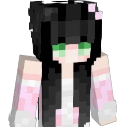 miezukie Minecraft avatar bust