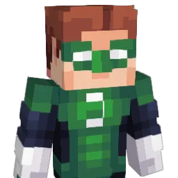 migged Minecraft avatar bust