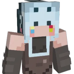 mikuchuwara Minecraft avatar bust