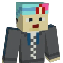 milkibana Minecraft avatar bust