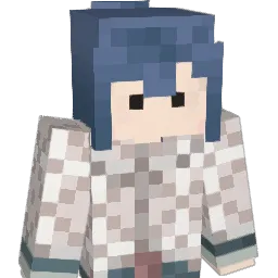 millefiori Minecraft avatar bust