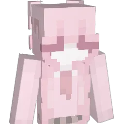 min1luna Minecraft avatar bust