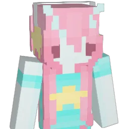 minhature Minecraft avatar bust