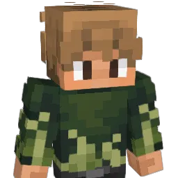 mirrorish Minecraft avatar bust