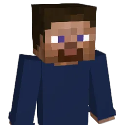mjrv Minecraft avatar bust