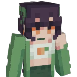 mollyzhng Minecraft avatar bust