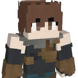 momoNing Minecraft avatar bust