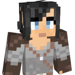 monochrome12 Minecraft avatar bust