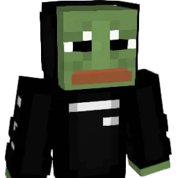 monsert Minecraft avatar bust