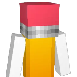 mouled Minecraft avatar bust