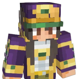 munamused Minecraft avatar bust