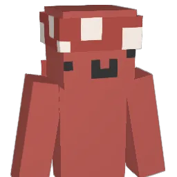 mushroom_RED Minecraft avatar bust