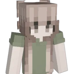muubie Minecraft avatar bust