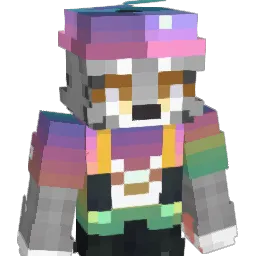 nAku Minecraft avatar bust