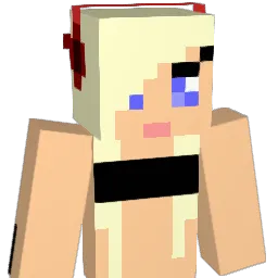 nakedchick Minecraft avatar bust