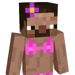 naturalred Minecraft avatar bust