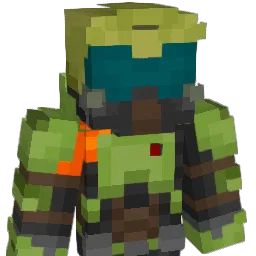 negaus Minecraft avatar bust