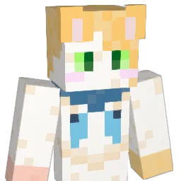 nekonekomata Minecraft avatar bust