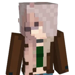 neonettic Minecraft avatar bust