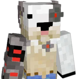 neongoatman Minecraft avatar bust