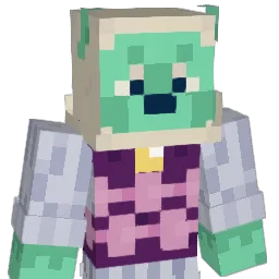 nerferd Minecraft avatar bust