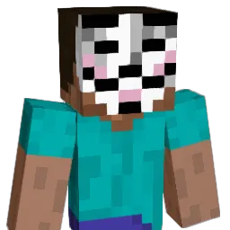 nflation Minecraft avatar bust