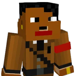 nibha Minecraft avatar bust