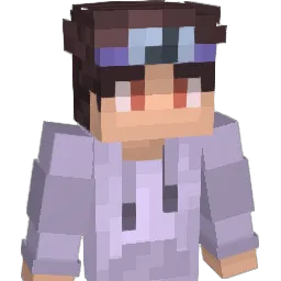nightglo Minecraft avatar bust