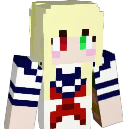 nyanschool Minecraft avatar bust