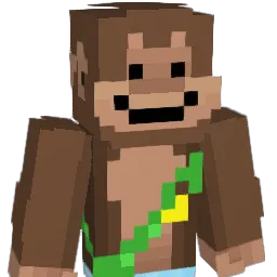 oIced Minecraft avatar bust