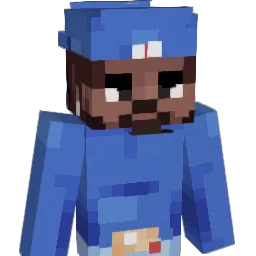obamin Minecraft avatar bust