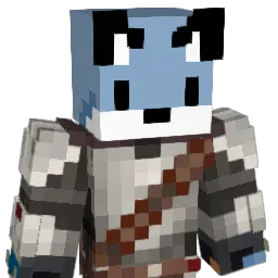 ocqpied Minecraft avatar bust