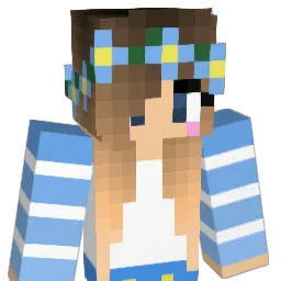 onechick Minecraft avatar bust