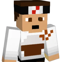 op13783 Minecraft avatar bust