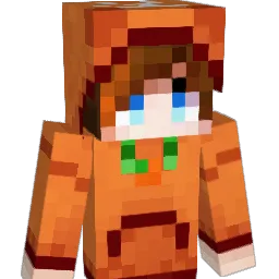 orangeemm Minecraft avatar bust