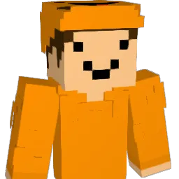 orangeyeez Minecraft avatar bust