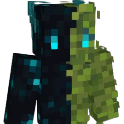 oriboros Minecraft avatar bust