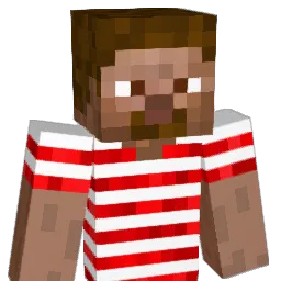otylosc Minecraft avatar bust