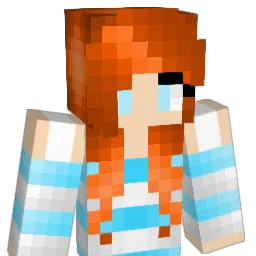 overattached Minecraft avatar bust